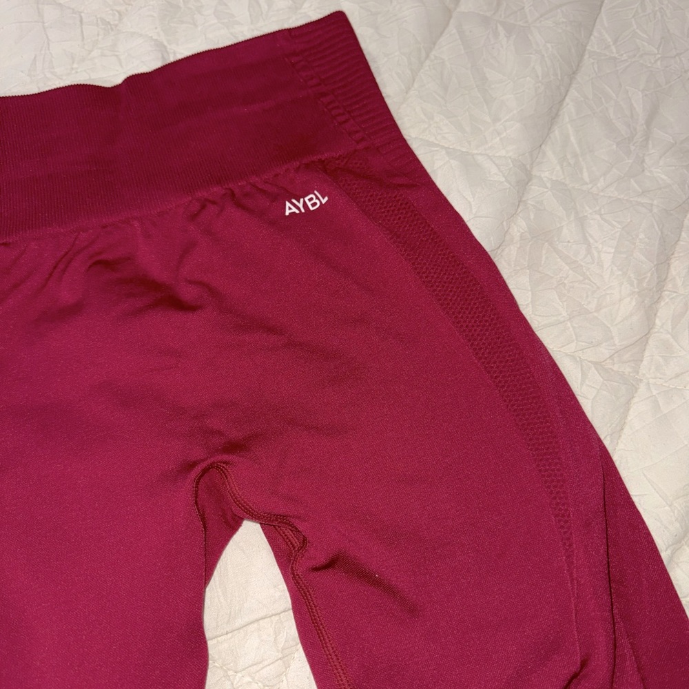 AYBL RED WORKOUT LEGGINGS